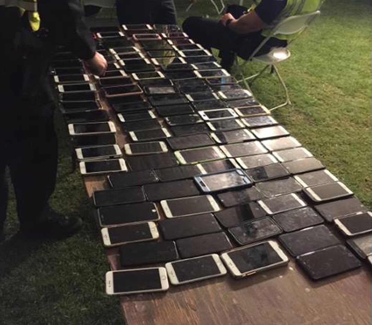 Stolen phones at Coachella Festival