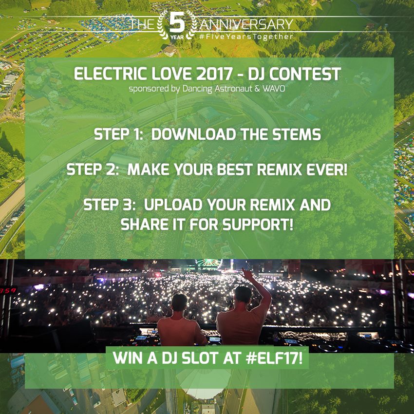 electric love remix competition