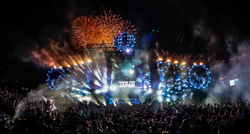Ultra music festival in japan