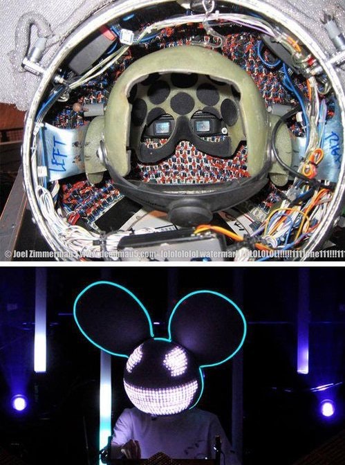 Here's what the inside of Deadmau5 helmet looks like! | Rave Jungle