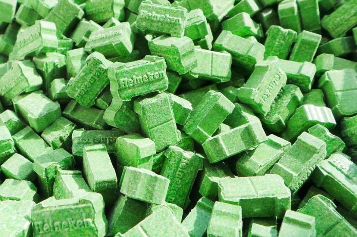 green heineken ecstasy pills