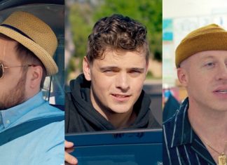 Martin Garrix Macklemore and Patrick Stump of Fall Out Boy