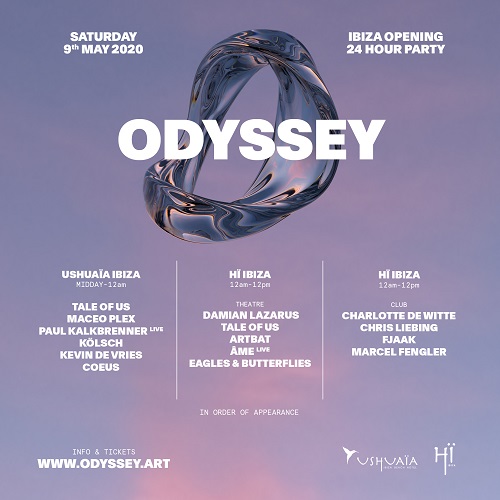 Odyssey unveils massive lineup for its 24-hour Ibiza opening party ...