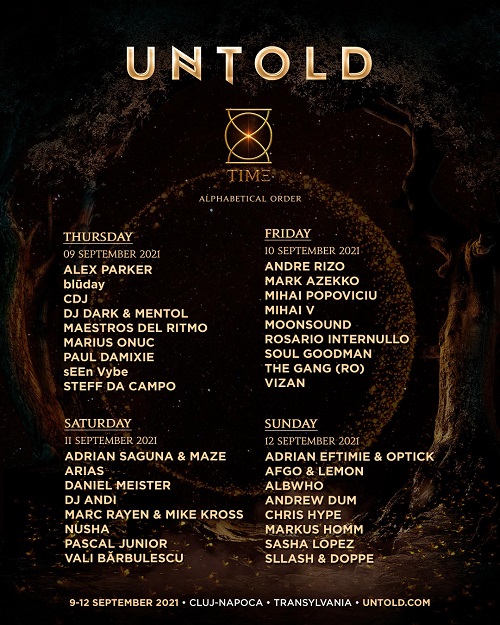 in case Perpetrator more and more The daily schedule for UNTOLD 2021 festival is finally here! | Rave Jungle
