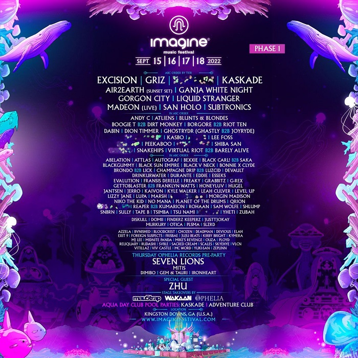 Imagine Music Festival announces stellar Phase 01 Lineup for its 2022 ...