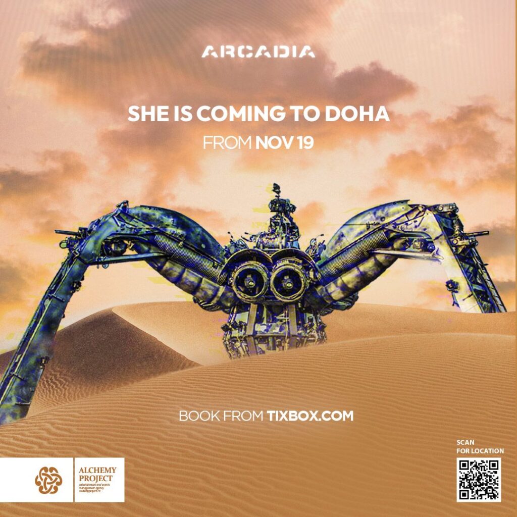 Arcadia, the iconic electronic music festival is coming to Doha