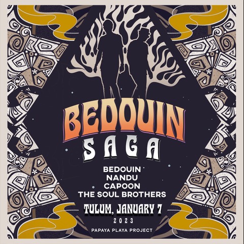 Bedouin announce their upcoming SAGA party on the Mayan Riviera in Tulum