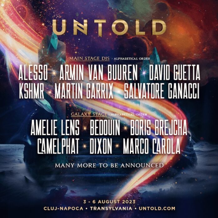 UNTOLD festival has just unveiled a new wave of acts for its 2023
