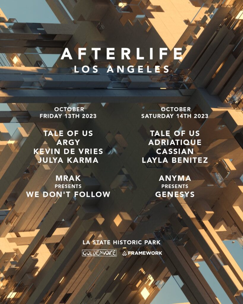 Tale of Us' Afterlife unveils stellar lineup for LA 2023 showcases