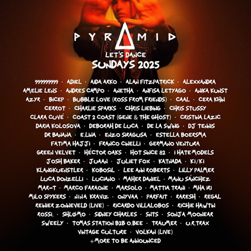 Pyramid Ibiza 2025 lineup