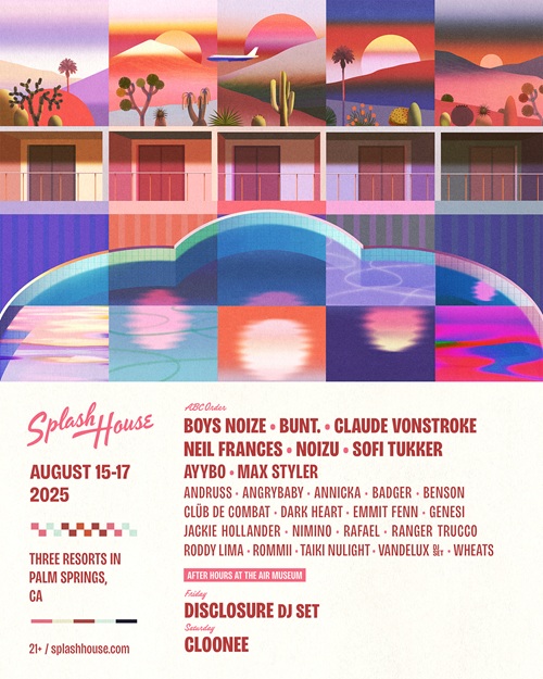 Splash House 2025 Lineup Weekend 2