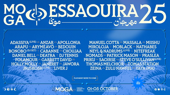 MOGA Essaouira 2025 lineup