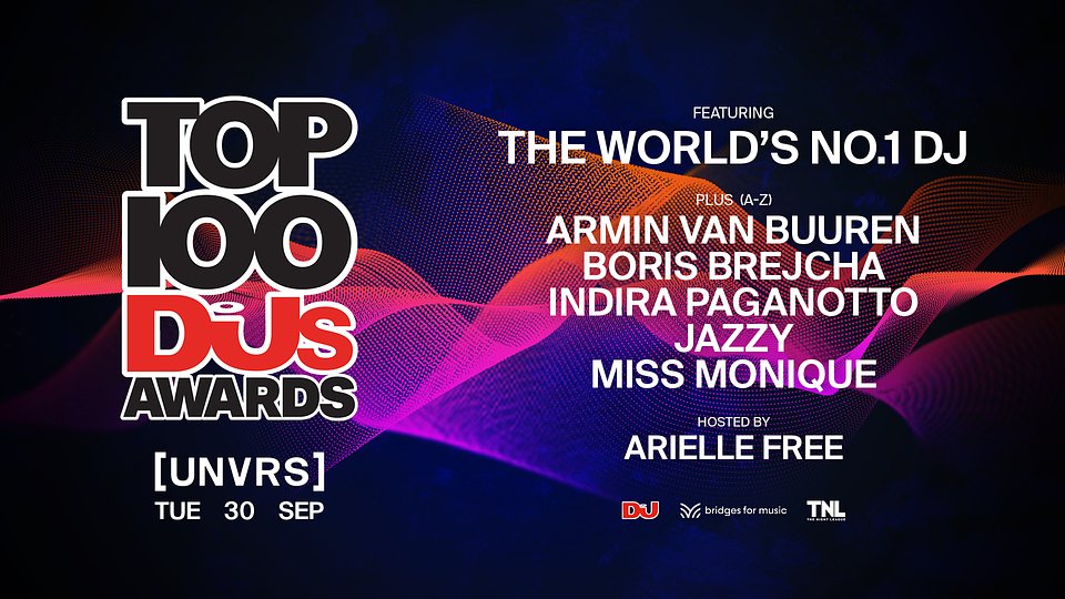 Top 100 DJs Awards 2025 lineup [UNVRS] Ibiza