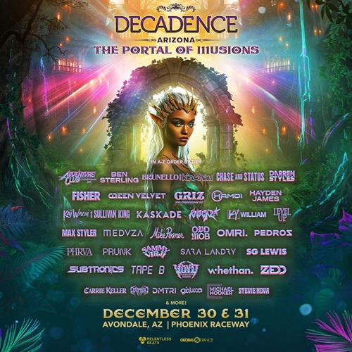 Decadence Arizona 2025 Lineup 