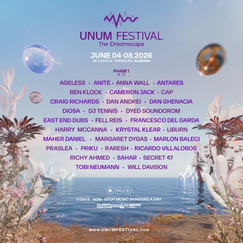 UNUM Festival 2026 Lineup Phase 1