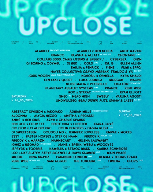 Upclose Festival 2026 Lineup