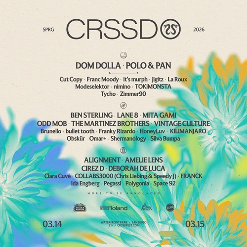 CRSSD Spring 2026 Festival lineup
