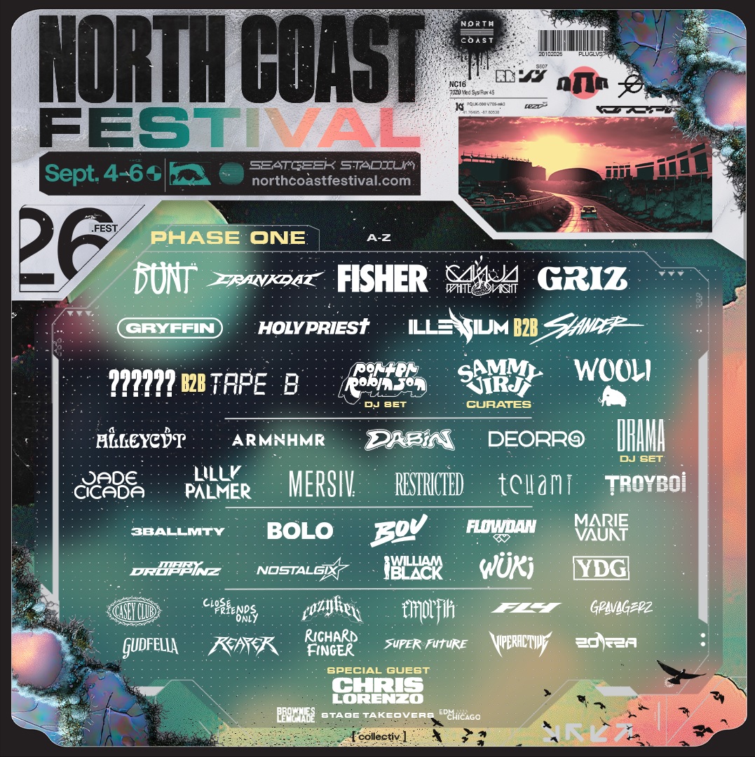 Postava glazbenog festivala North Coast 2026 