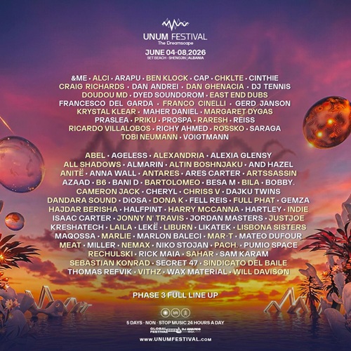 UNUM Festival 2026 lineup