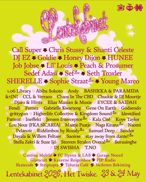 Dekmantel Lentekabinet 2026 lineup